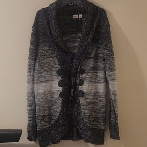 Cozy Black & White Sweater